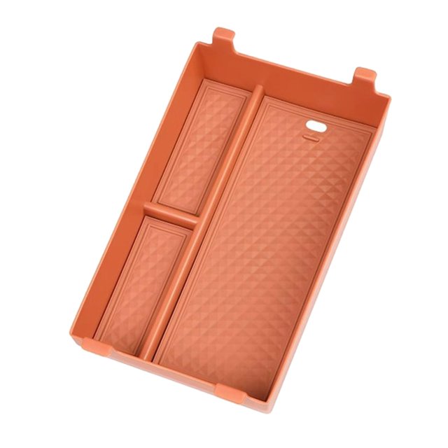Almencla Car Armrest Storage Box Parts Storage Box for Changan Shenlan Deepal S7 Orange