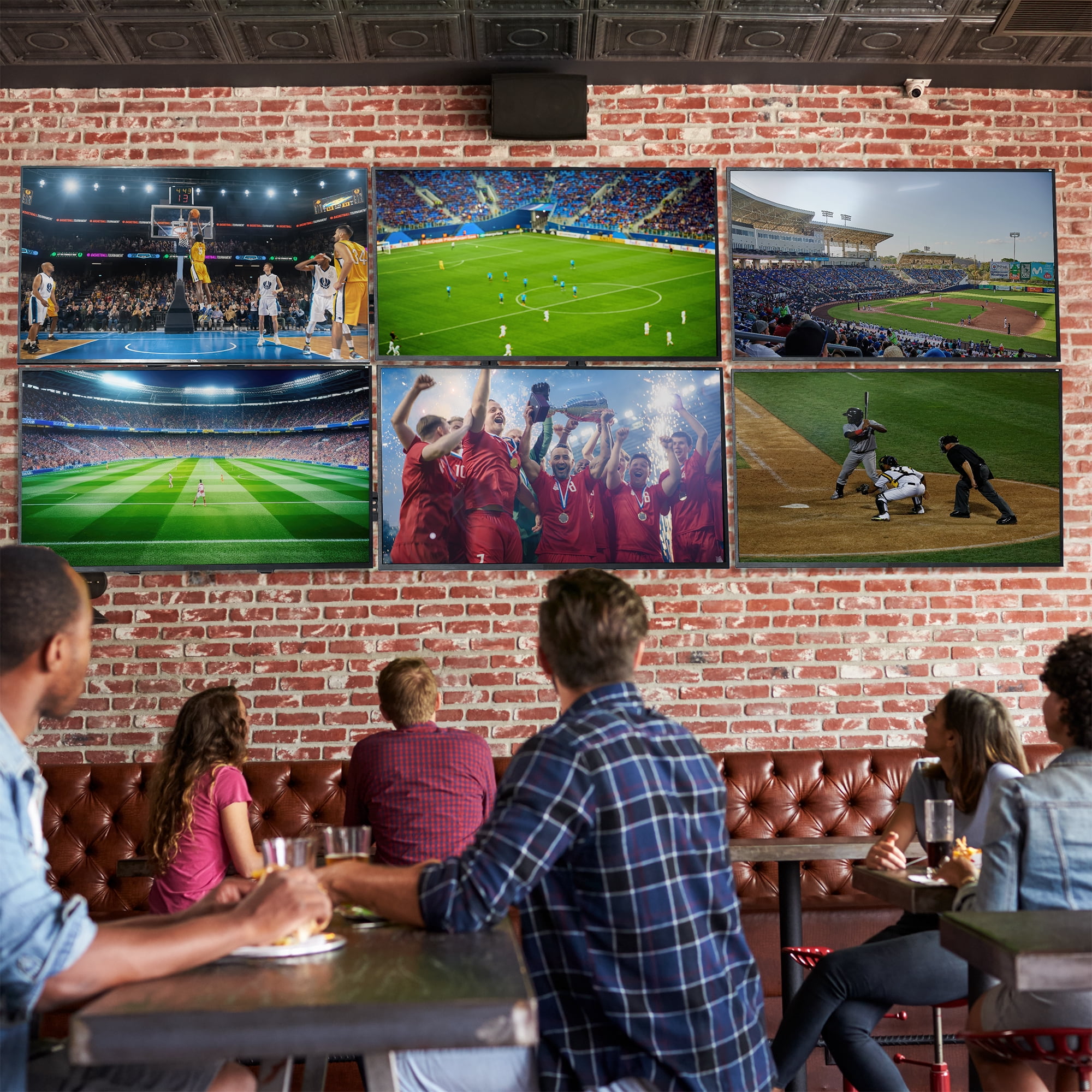 VIVO 2x3 Pop-Out Video Wall Mount (Fits 6 TVs) for 37” to 65” Plasma Screens