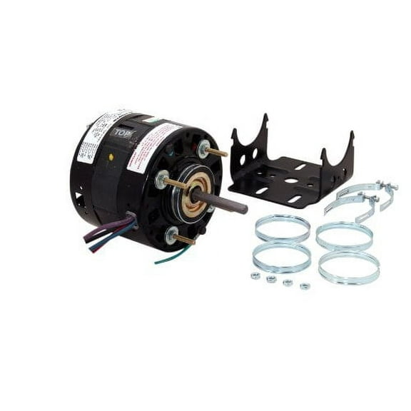 A.O. Smith RF4401 5.0-Inch 1/10 HP, Open Enclosure, CCWSE Rotation, 3/8 by 2-1/2 Shaft, Sleeve Bearing General Purpose Shaded Pole Motor