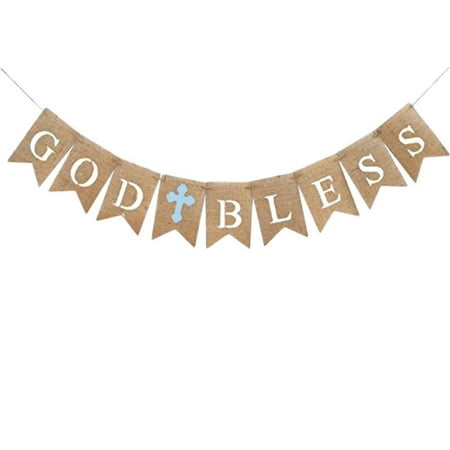 Bellaven Baptism Party Decoration Banner Wedding,Baby Shower(Pink)