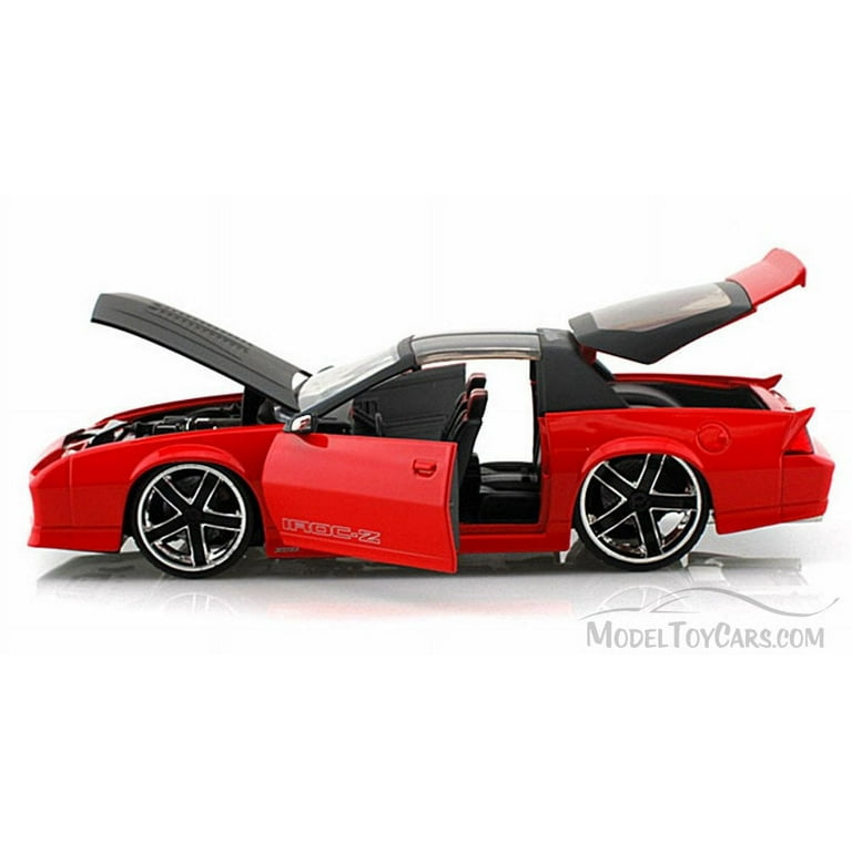 1985 Chevrolet Camaro IROC-Z Red 1/24 Diecast Car Model by Jada