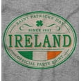 thumbnail image 2 of Saint Patricks Day Ireland Flag Party Unisex Plus Fleece Graphic Sweatshirt Brisco Brands 4X, 2 of 5