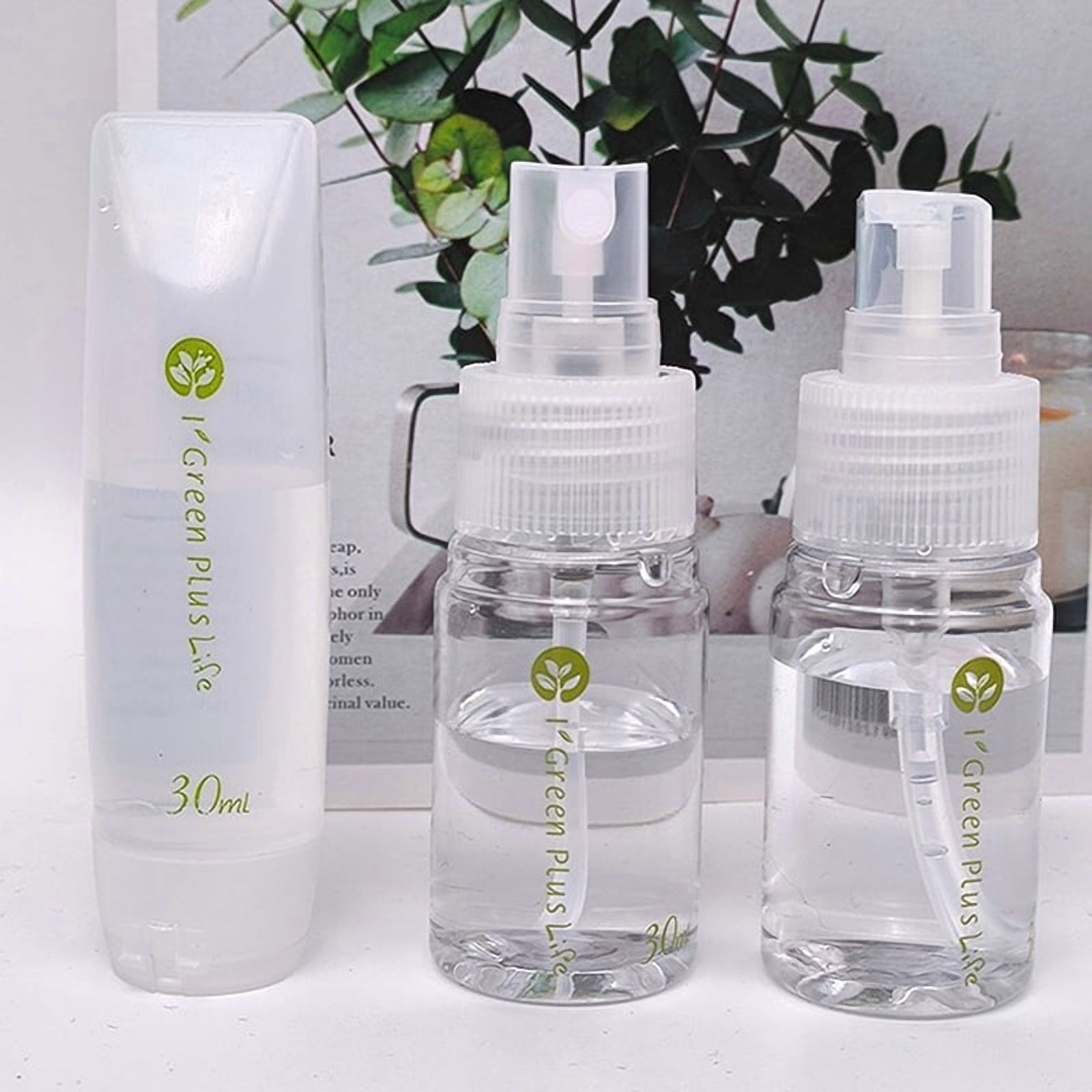10PCS Travel Cosmetic Dispenser Bottle Set Portable Cosmetic Skincare Empty Bottle Portable Spray Bottle For Airplane