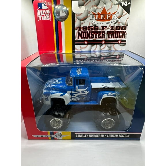 Toronto Jays Fleer MLB Monster Truck 1956 Ford F-100 Toy Vehicle