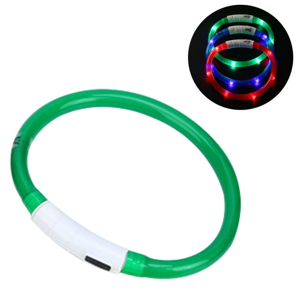 AUPERTO USB Rechargeable LED Dog Collar, Glow In The Dark Led Pet
