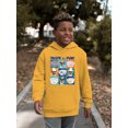 thumbnail image 2 of Taste the Fun - Dippin’ Dots Ice Cream Assorted Treats Graphic Youth's Hoodie, 2 of 4