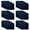 Navy, variant on Aspire 30-Pack Navy Cotton Canvas DIY Craft Zipper Bags for Makeup Toiletry Stationary Storage, 9.5 x 8 Inches