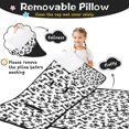 thumbnail image 3 of Paw Prints and Bones Toddler Nap Mats for Kids Preschool,Sleeping Mat Bag or Kids,Toddler Sleeping Bag,Toddler Nap Mat or Daycare, 3 of 6