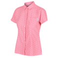 thumbnail image 3 of Regatta - Camisa Mindano V de Manga Corta para Mujer (Rosa Neón Estampado), 3 of 4