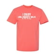 thumbnail image 1 of I Enjoy Long Romantic Walk Sarcastic Humor Graphic Tees Gift For Mens Novelty Funny T Shirt, 1 of 5