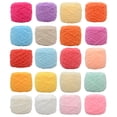 thumbnail image 4 of Walbest 3.94" x 2.36" DIY Coral Fleece Knitting Yarn Breathable Comfortable Touch Warm Colorfast Crochet Yarn Ball Woven Material for Handmade, 4 of 7