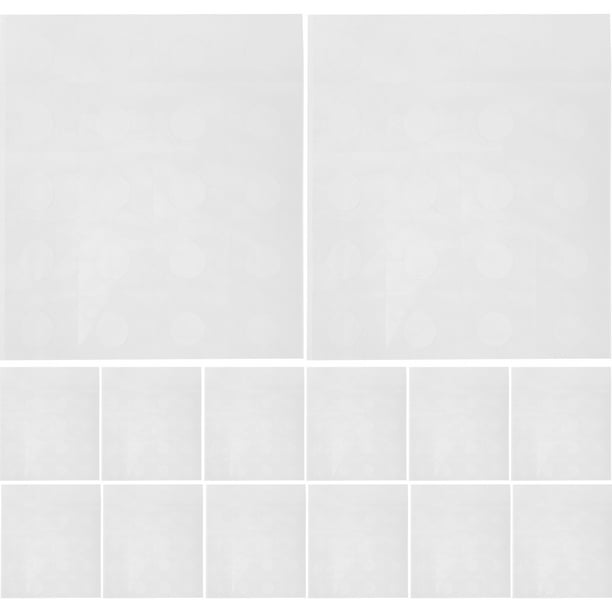KAKOWELY 50 hojas de puntos adhesivos transparentes, pegamento para globos, pegatinas de doble cara, cintas adhesivas, manualidades, puntos