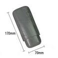 thumbnail image 7 of Mini Two Short Holster Storage Bag Holsters for Cigar, Cigar Holder, Travel Humidor Leather Cigar Case ,cigar accessory (CC2-02-Black), 7 of 7