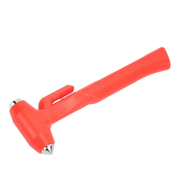 Martillo de Seguridad para Automóviles, Herramiente de Escape de Emergencia Versátil Antislip de Largo para el Interruptor de Ventanas de Automóviles Rojos para El