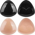 thumbnail image 2 of Self-Adhesive Push-Up Bra Pads Set (1 Pair Water-Drop Beige + 1 Pair Water-Drop Black) - Adhesive Inserts Bra Pads Inserts Pads 2Pairs Removable Women'S Bra Pads Inserts Double Adh Makeup Organizers, 2 of 8