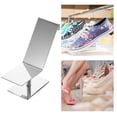 thumbnail image 1 of FESTFENDS 1pc Shoe Display Frame Silver Shoe Riser Display with Simple Design for Counter Display, 1 of 8