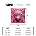 thumbnail image 5 of Gorilla Velvet Throw Pillow Covers Set of 2 | Unique Patterns in 16x16, 18x18, 20x20 Inches |for Home Decor and Gifts | Includes Pillow Inserts | Throw Pillow Inserts Included, 5 of 6
