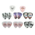 thumbnail image 3 of Guitare Plectrums, 13 Pcs Grand Cadeau Design Moderne Agréable Intonation Fournir Guitare Pics Calibre Moyen avec Sac pour Guitaristes pour Instrument de Musique, 3 of 8