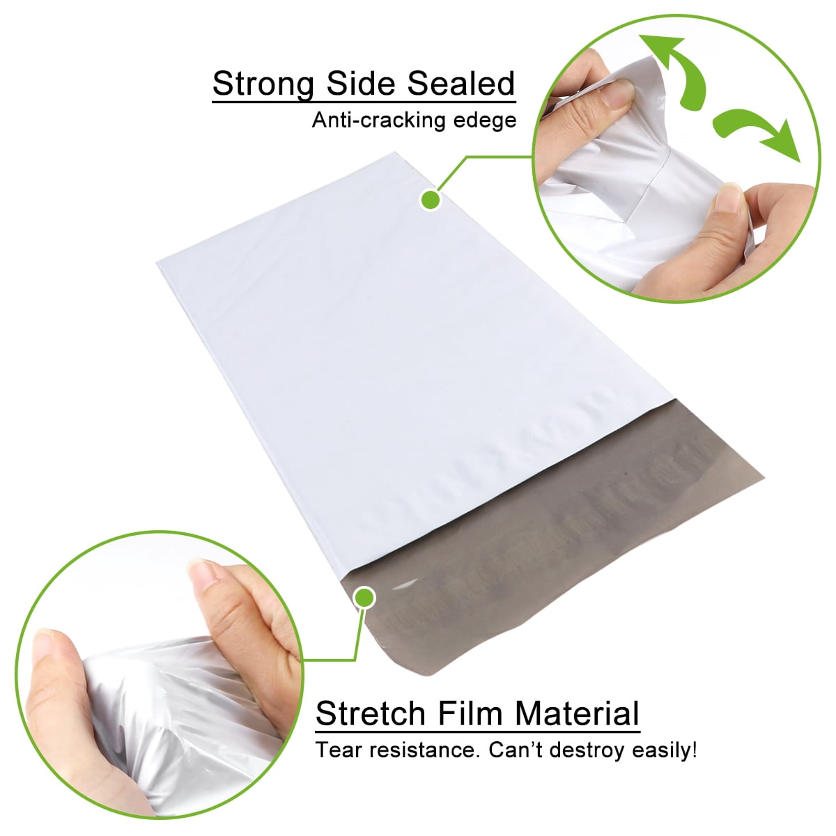 Geniqua 12" X 15.5" 100 200 300 500 1000 PC Poly Mailers Shipping Bags Self Seal Envelopes
