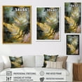 thumbnail image 4 of Designart "Gold Fern Whispers" Floral Ferns Wall Art For Kitchen, 4 of 5
