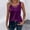 A146 Purple, variant on Womens Tops Criss Cross V Neck Sleeveless Tank Top Satin Silk Like Camisole Casual Elegant Summer Beach Club Night Out Basic Layering Cami Shirts Flowy