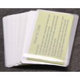 thumbnail image 1 of Onlykxy 2.5 x 3.7 pulgadas transparentes universales hojas de laminación térmica bolsas películas premium para máquina laminadora – archivos de papel fotográfico tarjeta imagen segura para oficina 100, 1 of 5