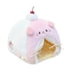 thumbnail image 3 of Tienda de campaña para casa de muñecas, mini tienda compacta y cómoda, cama de peluche para figuras, accesorios de muebles para casa de muñecas para rosa, 3 of 10