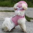 thumbnail image 3 of PENGXIANG Pet Dog Sun Protective Hat Comfortable with Breathable Net Cloth Puppy Summer Fashion Cap, 3 of 5