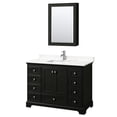 thumbnail image 4 of Wyndham Collection Wcs202048s-Qtz-Unsmed Deborah 48" Free Standing Single Basin Vanity Set, 4 of 6