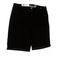 thumbnail image 3 of Seven7 Women's Soft Stretch Rolled Hem Sunset Bermuda Short (Black, 6), 3 of 4