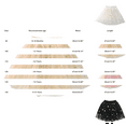 thumbnail image 3 of XXWXYD Girls Layered Tu𝗍u Skirt Elastic High Waist Tulle Ballet Dress Mesh Flow𝗒 Evening Prom Gowns Toddler Princess Par𝗍y Costum𝖾 A Line Fluff𝗒 Pettiskirt, 3 of 9