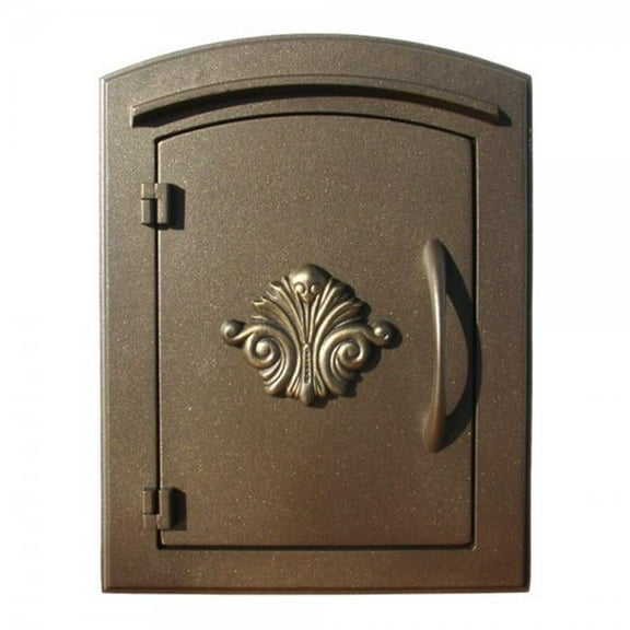 Manchester Non-Locking Column Mount Mailbox With Logo