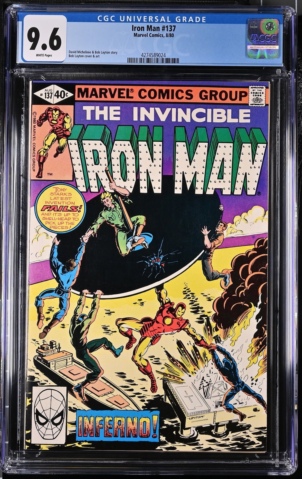 Iron Man #137 - CGC 9.6 Comic Book