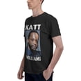 thumbnail image 5 of Katt and Williams Men's Fashion 3D Print T-Shirts Funny Graphics Pattern Crewneck Short Sleeveblack, 5 of 7