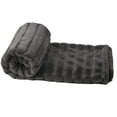 thumbnail image 2 of Large 60 x 80 Cozy Throw Blanket Washable Ribbed Sherpa Fleece Plush, 2 of 17