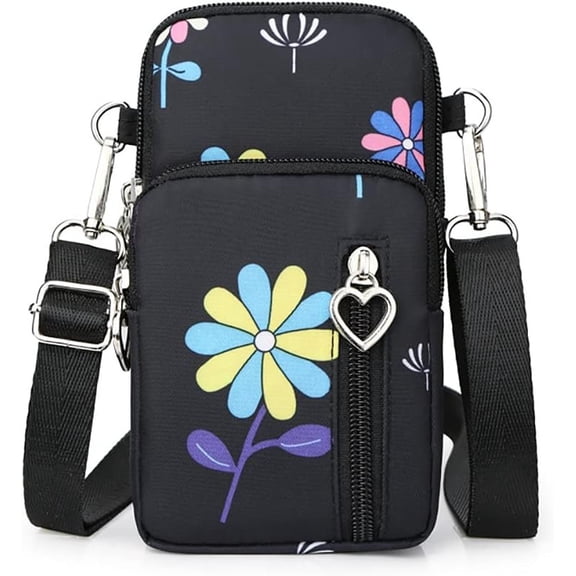 Phone Armband for 16 15 14 13 Pro/Pro Max, Galaxy S25 S24 Ultra Plus A16 A15 A06 - Crossboy Phone Purse Bag