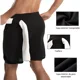 thumbnail image 5 of Short Deportivo Negro Liso Todo Tipo De Deporte Gym 2pcs, 5 of 8