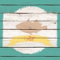 thumbnail image 3 of Ritter, Gina 12x12 Black Modern Framed Museum Art Print Titled - Fresh Market Teal I, 3 of 5