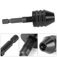 thumbnail image 1 of Drill Chuck Adapter, 1/4in Hex Shank Keyless Chuck Collet Adapter Drill Bit Adapter Impact Drill Adapter Drill Bit Chuck Power Tool for Electric Screwdriver Drill, 1 of 7