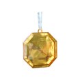 thumbnail image 1 of Geometric Shaped Hanging Ornament with Inverted Border and Gemstone for Festive Seasonal, 1 of 4