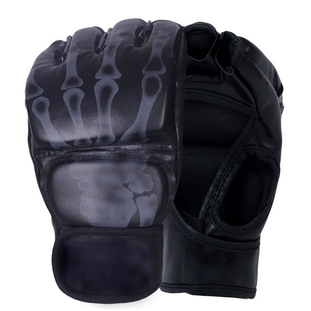 Guantes de entrenamiento de boxeo Sanda, guantes de combate MMA reales, guantes de fitness extra grandes, gruesos y resistentes al desgaste