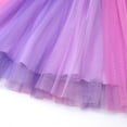 thumbnail image 5 of IBTOM CASTLE Kids Toddler Girls Long Sleeve Fall Dress Rainbow Unicorns Tutu Dress Princess Birthday Christmas Casual Dresses 7-8 Years Purple Unicorn, 5 of 7