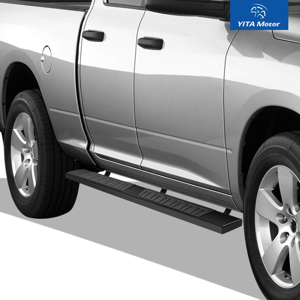 RVNI for 2009-2018 Dodge Ram 1500 Quad Cab /9-23 Ram Classic 6" Running Boards Nerf Bars Side Step Black