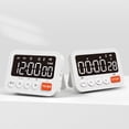 thumbnail image 4 of Cooking Timer Digital Alarm Countdowns Space Saving Baking Grilling Timers Multifunctional LED Screen Space Saving Study Prop Clear, 4 of 9