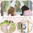 thumbnail image 4 of Dalrosia Easter Pet Bunny Costume Set Including Cute Bunny Rabbit Hat with Ear Pet Headband Lace Skirt Tail White Pink Pet Theme Party Accessory Supplies for Small Dog Cat, 4 of 5