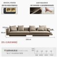 thumbnail image 1 of Customized Italian minimalist sofa Italian high-end grand villa large living room modern luxury leather sofa My Lux Decor Round, 1 of 19