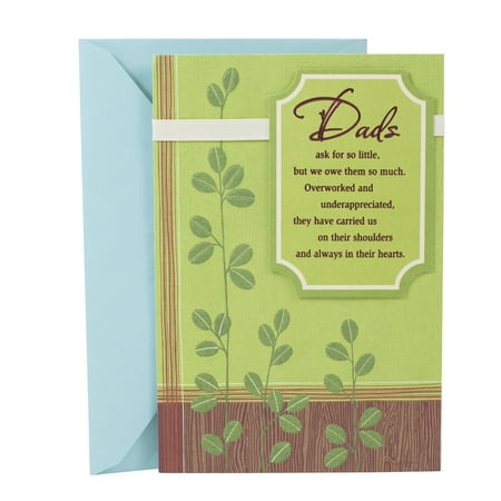 Hallmark Birthday Greeting Card to Father (Loved and