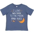 thumbnail image 3 of Inktastic I Love My Titi to the Moon and Back Boys or Girls Toddler T-Shirt, 3 of 5