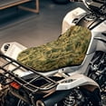thumbnail image 2 of KUIFORTI Yellow Camo ATV Seat Cover 4-Wheeler Waterproof Seat Covers Anti-Slip ATV Back Seats Powersports Cushion Covers Compatible with Polaris Sportsman Polaris Scrambler Honda Rancher, 2 of 7