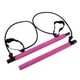 thumbnail image 3 of Kit de barra de pilates, banda de resistencia para gimnasio, tubo de ejercicio, tonificador de abdominales, entrenamiento de glúteos Rosado, 3 of 9